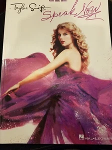 Taylor Swift Speak Now Piano Vocal Guitar Song Book Hal Leonard Paperback - Picture 1 of 2