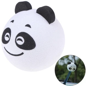 Cute Panda Car Antenna Aerial Ball EVA Topper Truck SUV Pen Decor Gift Toy J _yi - Picture 1 of 12