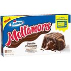 Hostess Meltamors Doppel Schokolade Mini Snack Kuchen Cupcakes 8er-Pack selten Neu