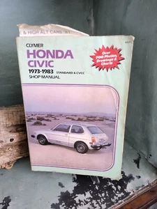 Clymer Honda Civic 1973-1983 Standard & CVCC Shop Manual - Picture 1 of 4