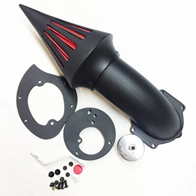 For Honda VTX1300 1986-2012 Black Mat Spike Air Cleaner Kit Intake Filter - Image 1 of 4