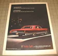 1965 1966? OLDSMOBILE 98 "Red" 10.5" x 14" Life Magazine 1-Page Ad Ninety-Eight