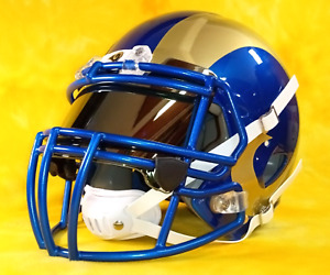 Los Angeles RAMS super custom fullsize football helmet Riddell Speed large