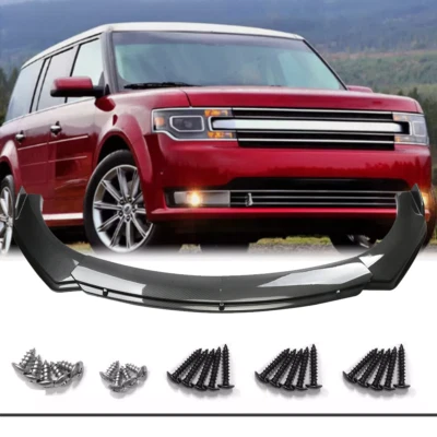 For Ford Flex 2009-2019 Front Bumper Lower Lip Splitter+Spoiler - Imagem 1 de 4