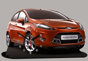 AUTO MINIATURA, FORD FIESTA -01, AUTO IN OROLOGIO MINIATURA - Picture 1 of 1