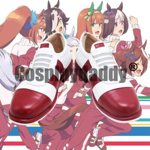Uma Musume Pretty Derby Special Week Tracen Academy Training Cosplay Shoes X002 - Picture 1 of 5
