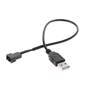 Copper USB To 3Pin/4Pin Connector Adapter Cable For 5V Computer PC Fan 3C-wf~X - Picture 1 of 6