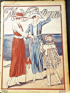 La Mode Pratique – 28 July ,1917, No.30 French Fashion Magazine. - Picture 1 of 6