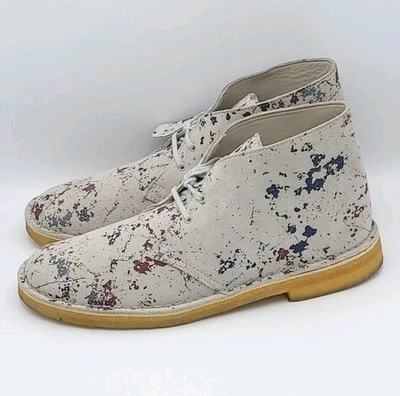 9.5 码 - Clarks 多种颜色麂皮绒沙漠靴 — 第 1/4 张图片