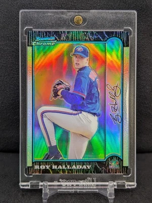 1999 Bowman Chrome Roy Halladay Refractor RC Rookie Card *Blue Jays* - Image 1 of 3