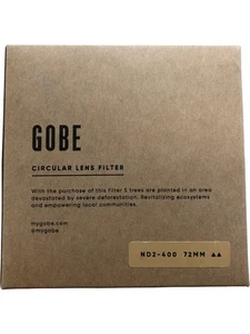 GOBE ND2-400 72mm Neutral Density Lens Filter Eco-Friendly - Picture 1 of 9
