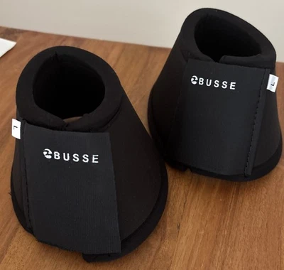 NEUE BUSSE Hufglocken SOFT, Größe L, Farbe: schwarz - Bild 1 von 3