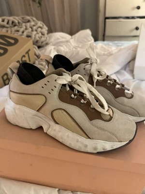Acne Studios Rockaway Sneakers Beige Tan White Size 41 With Box - Image 1 of 4