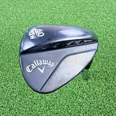 Callaway Jaws Raw 60° Wedge 12° Bounce W Grind Dynamic Gold Spinner Tour Issue - Image 1 of 4