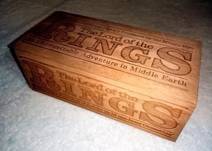 LORD OF THE RINGS TRILOGY AUDIO CASETTES EXC! Books on Tape Wood Box Set Tolkien - Picture 1 of 2