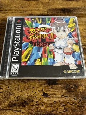 Super Puzzle Fighter II PlayStation Complete Game Light Scratches Ships Fast - Image 1 of 4