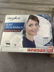 Devolo dlan 200 AV Powerline Wi Fi Adapter - Photo 1/3