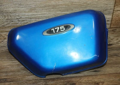 Used OEM Blue Right Side Cover Panel for Honda CD 175 1970 Vintage Repainted - Изображение 1 из 4