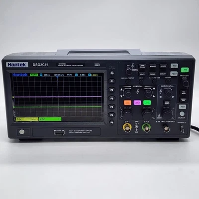 Hantek DSO2C15 150MHz 2CH Digital Storage Oscilloscope 1GSa/s 8M Memory - Image 1 of 4