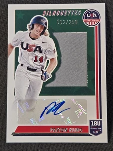 Camiseta deportiva Panini 2022 USA Stars & Stripes Paxton Kling autografiada 112/250!!! - Imagen 1 de 3