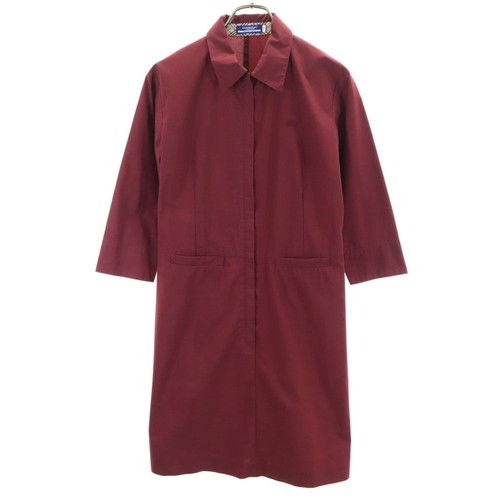 Abito donna Burberry Blue Label manica 3 4 rosso usatoa ta