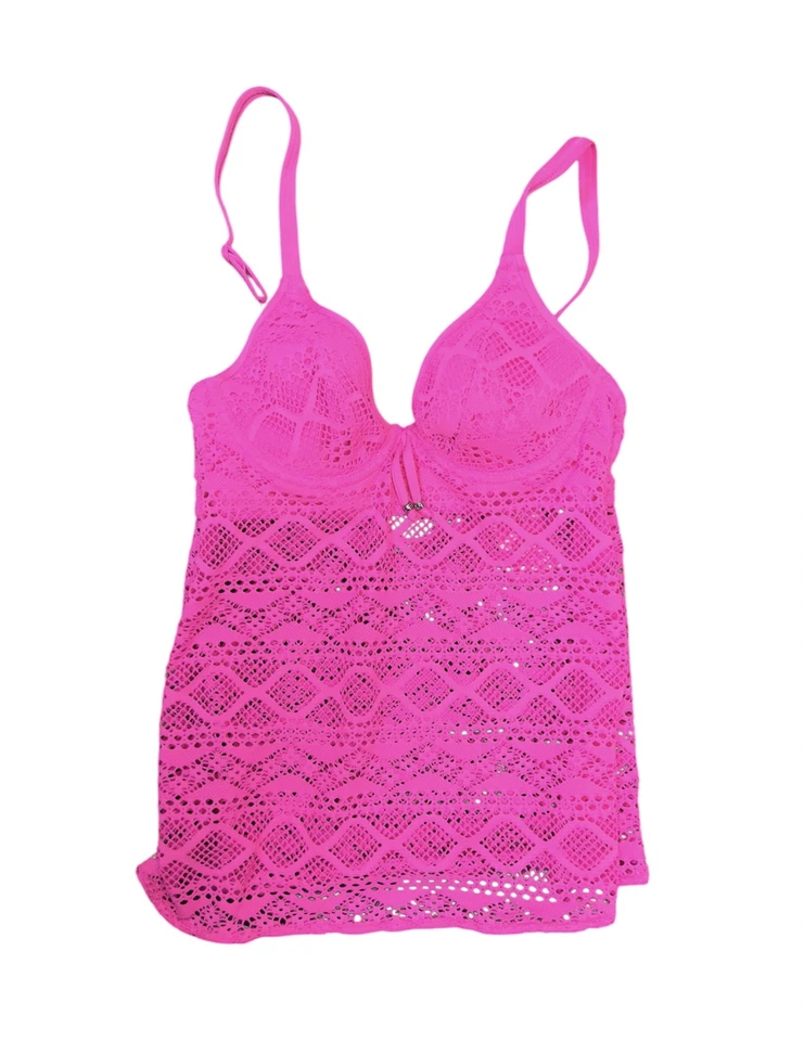 Freya HOT PINK Sundance Tankini Swim Top, US 30D, UK 30D - Imagem 1 de 1