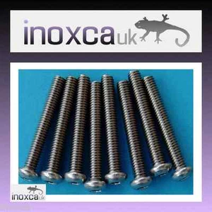 25  M6 X 40 BUTTON HEAD ALLEN SET SCREW A2 304 STAINLESS STEEL ISO 7380 METRIC - Picture 1 of 2