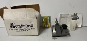 Euro Limited Euro-Drill - 35mm Concealed Hinge Boring Tool No. 50-U Made In USA. - Picture 1 of 13
