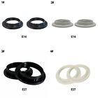 Light Bulb Collar Ring Adaptor Easy Installation for E27 or E14 Sockets