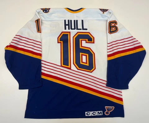 Brett Hull Vintage St Louis Blues CCM Jersey Cover
