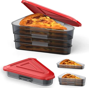 Pizza Storage Container, Expandable Pizza Slice Container, Reusable Pizza Pan - Picture 1 of 12