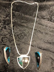 15” Pendant Necklace Designer Gary Rex Erickson Sterling Silver DOG - Picture 1 of 11