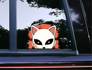 Sabito Peeker Peek Window Vinyl Car Decals Anime Demon Slayer Movie Stickers - Picture 1 of 5