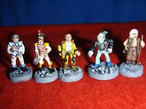 Wargaming Futuristic Sci-Fi Figures, x 5, rpg, 30mm, Metal. Retro - Picture 1 of 3