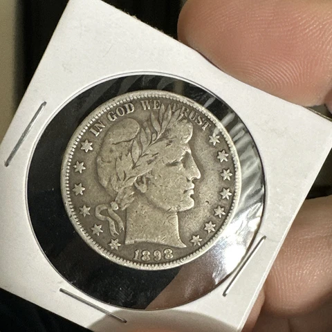 1898 P Barber Half Dollar  Nice Strike. See Pics Cover