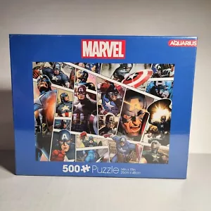 Marvel..Captain America"Panels" 500 pc. Jigsaw Puzzle..Aquarius..New In Box - Picture 1 of 8