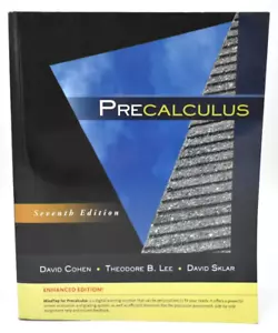 Precalculus, Enhanced Edition by David Cohen, Theodore Lee 7th Edition - Good - Picture 1 of 9