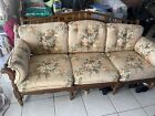 Vintage Ethan Allen Maple Wood with upholstered cushions original