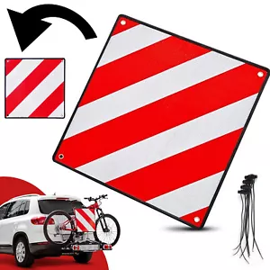 Warning Sign for Italy Spain Portugal 3in1 Reflective Warning Sign 50x50cm DHL - Picture 1 of 6