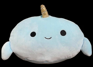 Squishmallows 9” blue unicorn Narwhal plush New Without Tags FREE SHIPPING - Picture 1 of 11