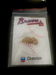 Chevron 1991 Atlanta Braves National League Champions Pin - Picture 1 of 2