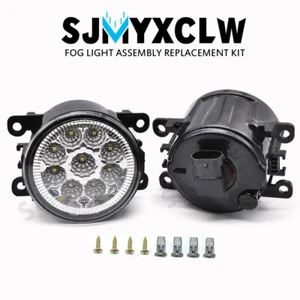 LED Clear Fog Light Bumper Lamp Replacement For Ford Mustang 2015 2016 2017 pair - Picture 1 of 11