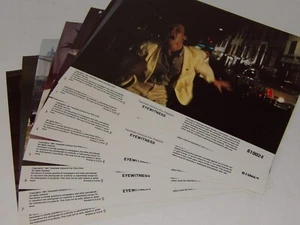 "EYEWITNESS" 1981 VINTAGE MOVIE LOBBY CARDS/POSTER SET 8-8X10 INCH - Picture 1 of 9
