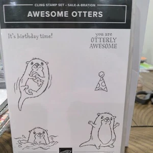 Stampin Up * TOLLE OTTER * Stempelset - Stempel, gebraucht, in einwandfreiem Zustand - Bild 1 von 2