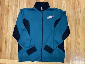 Philadelphia Eagles Jacket Size Large Authentic Dri-fit Rare Nike Birds OG Nfl - Picture 1 of 6