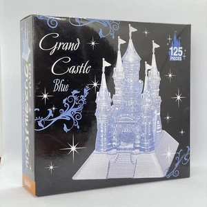 Beverly 3D Crystal Puzzle Grand Castle Blue 125 Piece 50291 JAPAN Free FedEx JPN - Picture 1 of 10