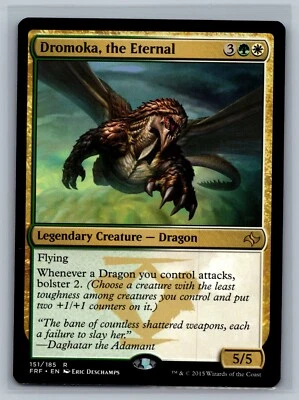 Magic The Gathering Fate Reforged Dromoka, the Eternal #151/185 MTG TCG CCG - Image 1 of 2