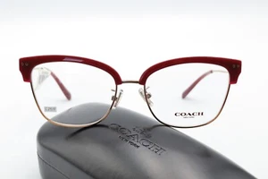 COACH HC 5104B 9331 Burgundy/Rose Gold 53-17-140 Frames w/Coach Case C269 - Picture 1 of 14
