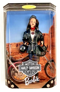 NRFB! BARBIE "Harley-Davidson" #3 Collector Edition, 1998 Brunette Doll - Picture 1 of 7