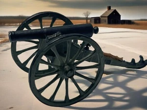 Vintage 1993 Hudson Liberty Fine Pewter Cannon Military Miniature Made USA 2x4” - Picture 1 of 14